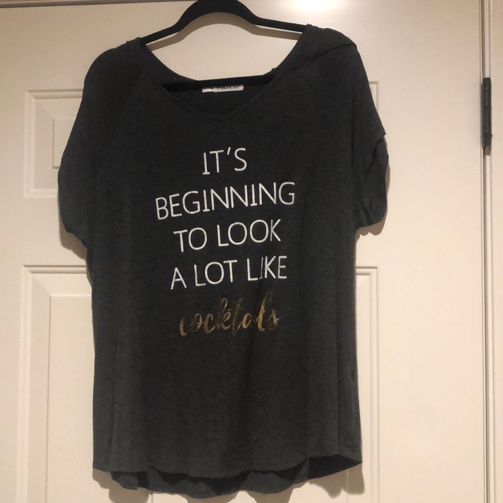 Ladies short sleeve Christmas tshirt